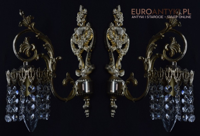 kinkiety z kryształami kinkiety z kryształami